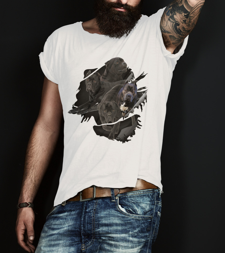Cane Corso Black Dog Pack T-Shirt