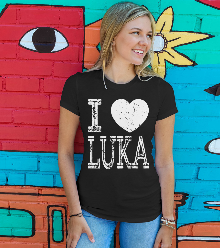 I Love Luka Basketball NFL T-Shirt