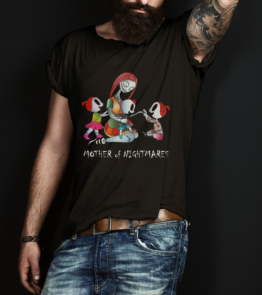 Mother Of Nightmares Family Halloween Skeleton Characters T-Shirt