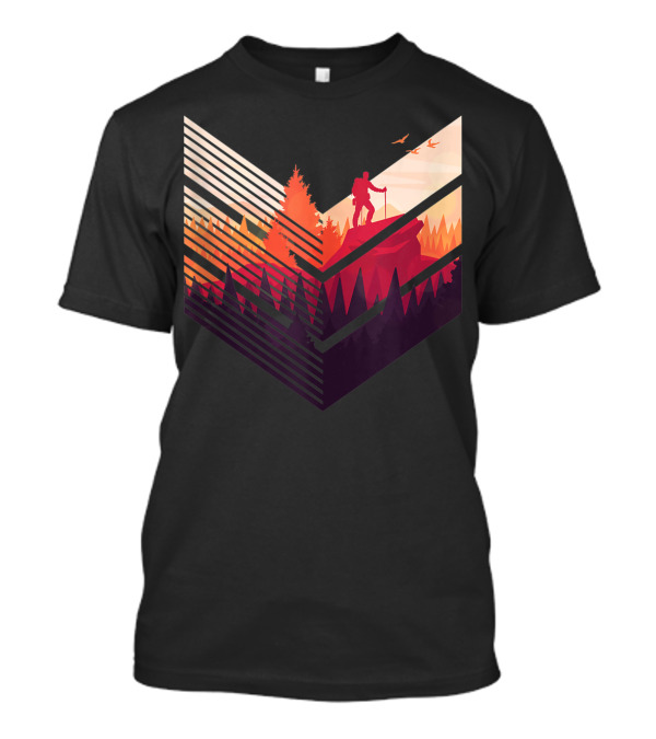 Hiking Outdoor Recreational Activities GT Scenic Adventure Nature Wilderness T-Shirt
