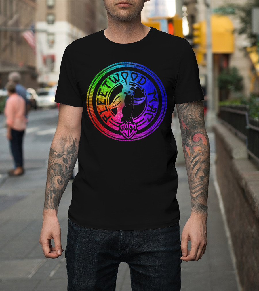 Fleetwood Mac Rainbow Logo Planning Engineers Funny Present Awesome T-Shirt