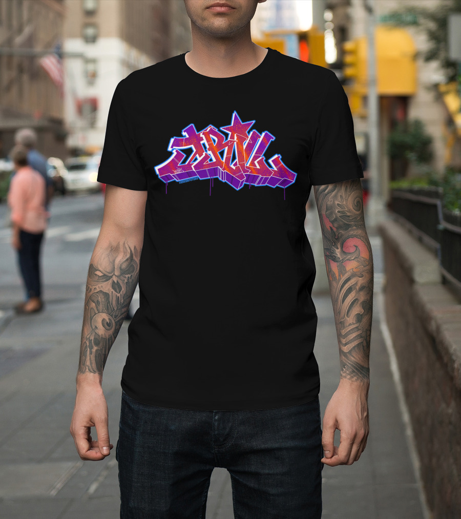 Trill Graffiti Houston Hip Hop Texas Music Screw Chopped T-Shirt