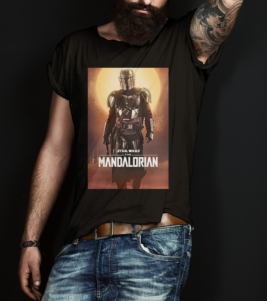 Star Wars The Mandalorian Bounty Hunter T-Shirt