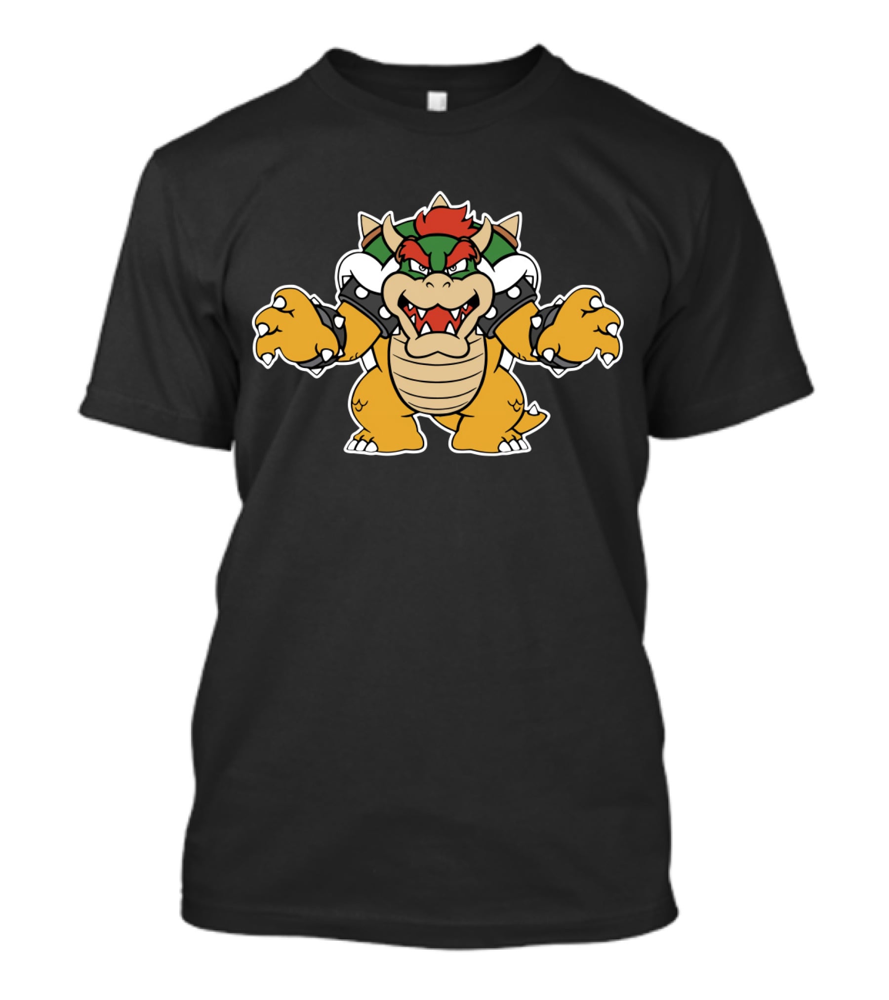 Here's Bowser Mario Villain Roaring Stance T-Shirt