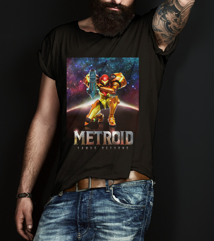 Metroid Samus Returns Galaxy Adventure T-Shirt