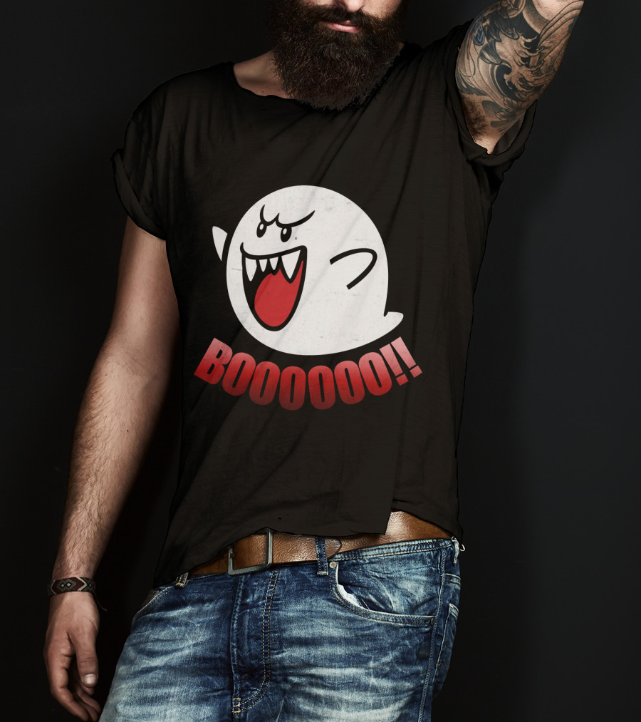Super Mario Boo Ghost Booooo T-Shirt
