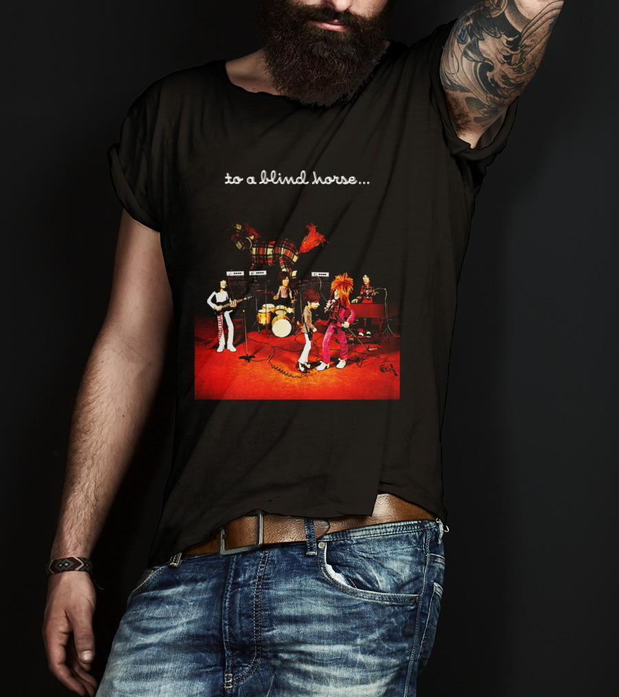 To A Blind Horse Band Performance Scene T-Shirt