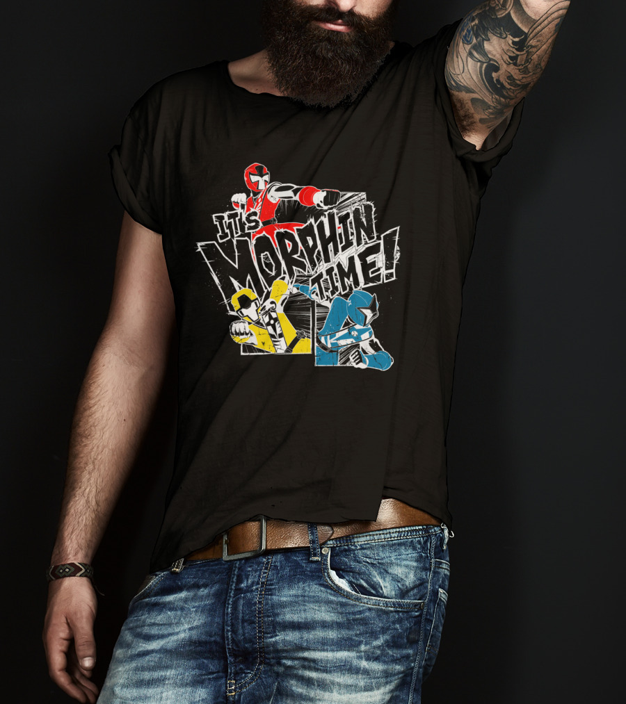It's Morphin Time Power Rangers T-Shirt