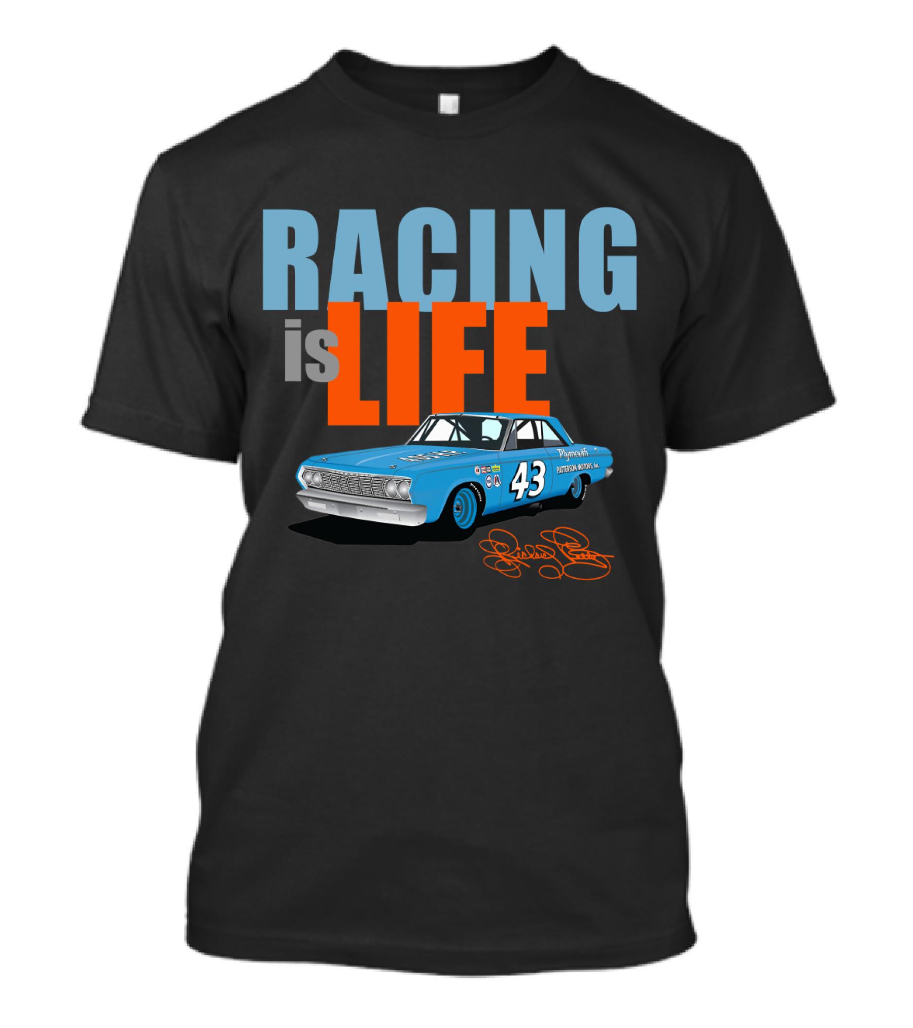 Racing Is Life 43 Richard Petty T-Shirt