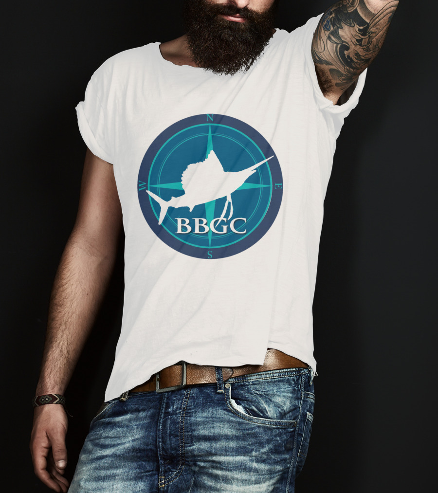 Bimini Big Game Club BBGC Sailfish Compass T-Shirt