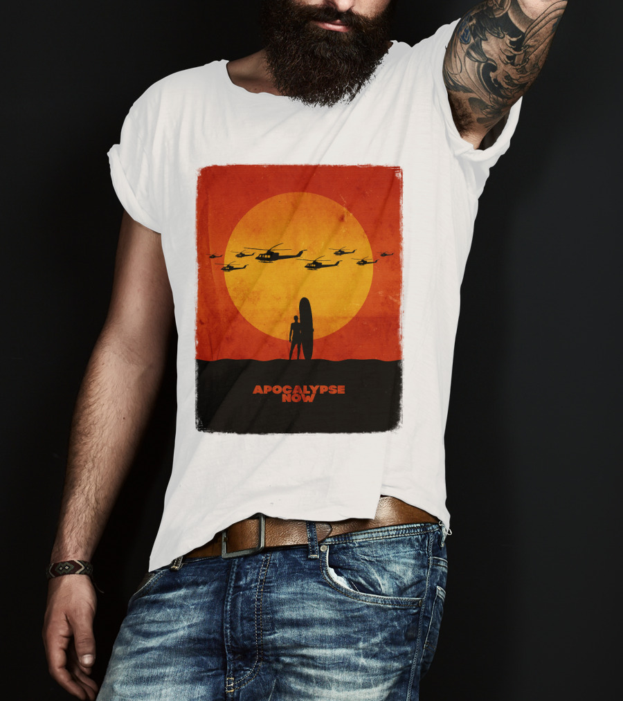 Apocalypse Now Helicopter Sunset Scene T-Shirt