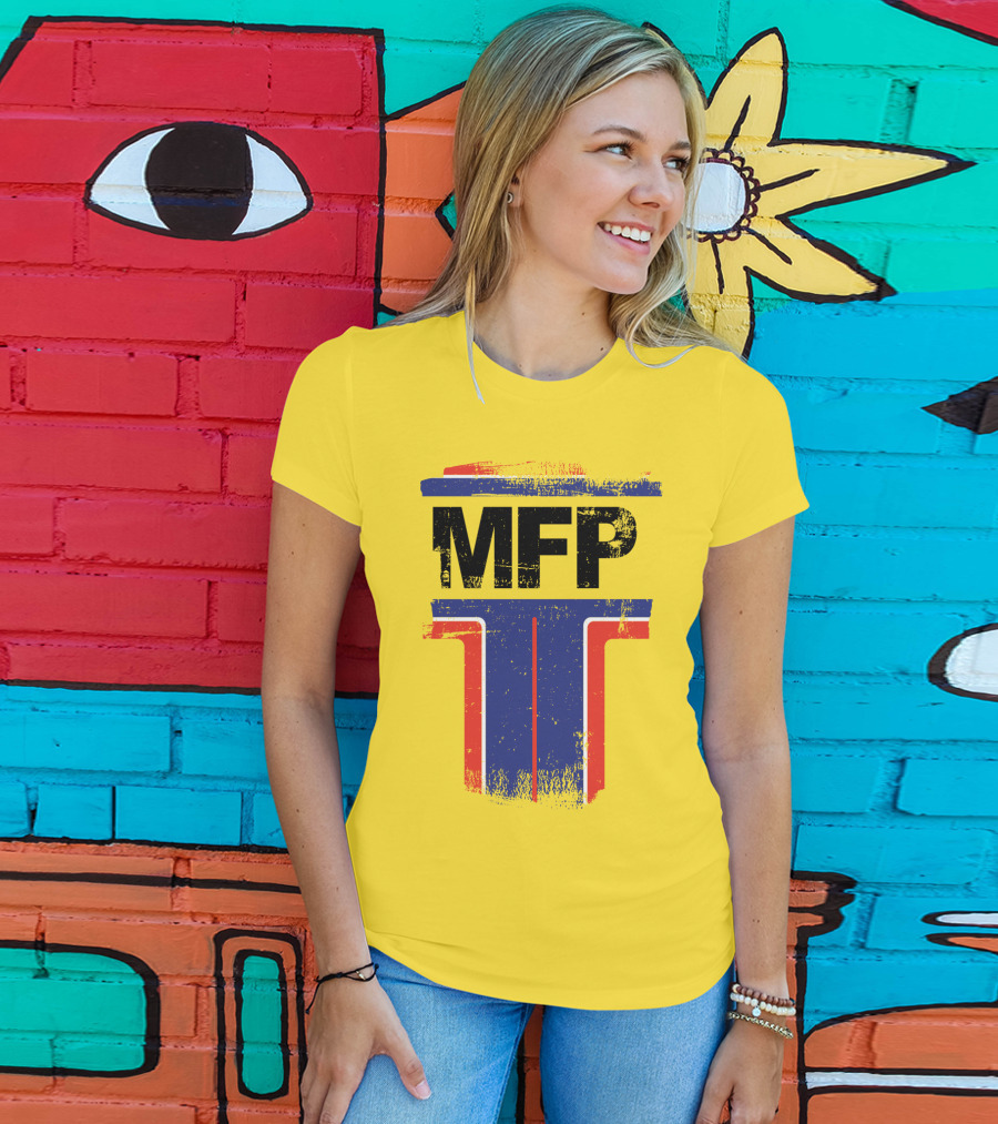 Mad Max MFP Main Force Patrol Vintage Logo Ao Vang T-Shirt