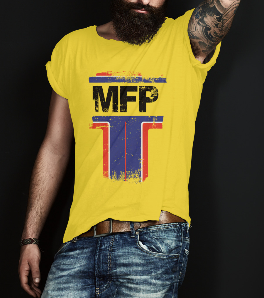 Mad Max MFP Main Force Patrol Vintage Logo Ao Vang T-Shirt