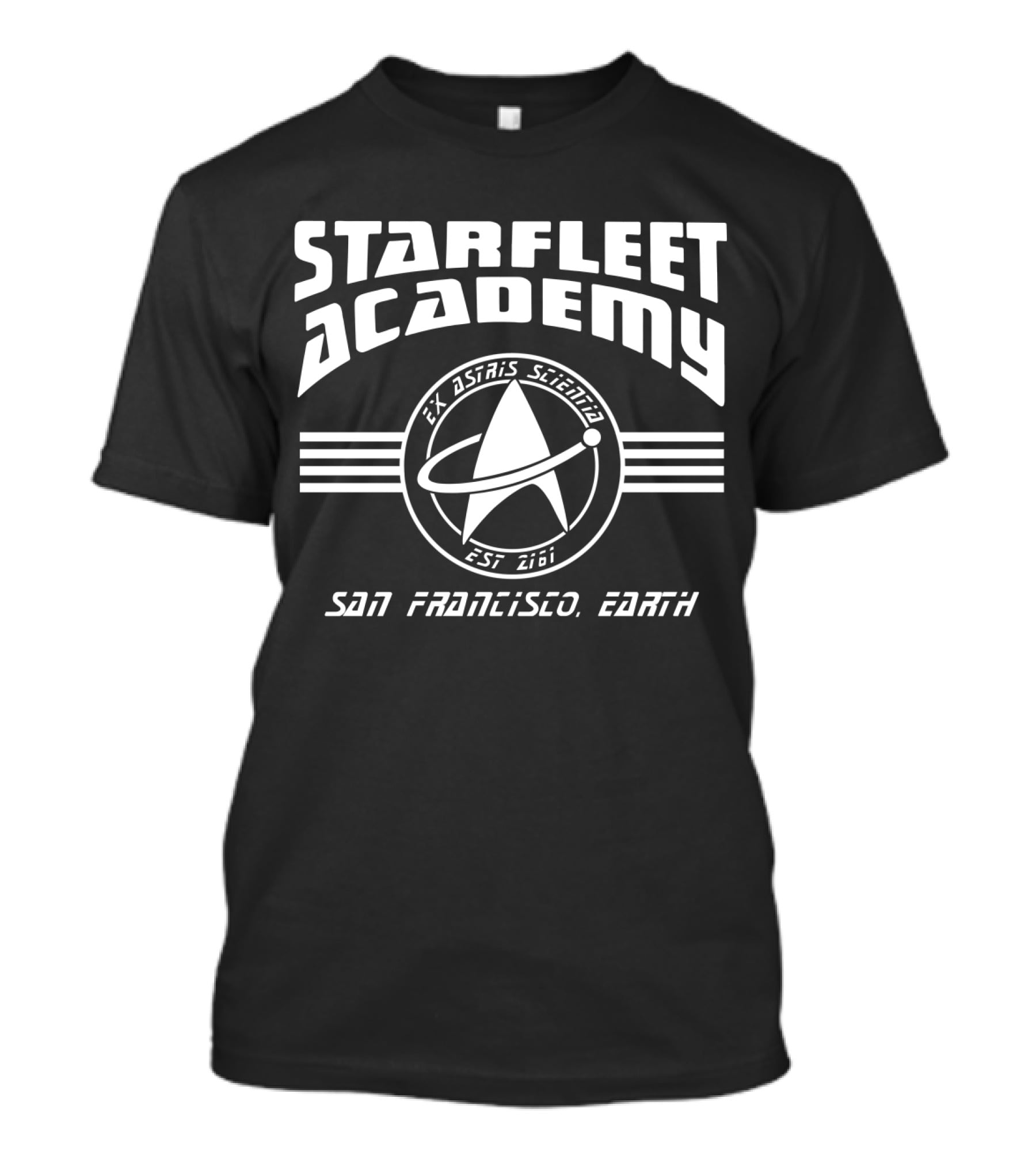 Starfleet Academy San Francisco Earth Est 2161 Ex Astra Scientia T-Shirt