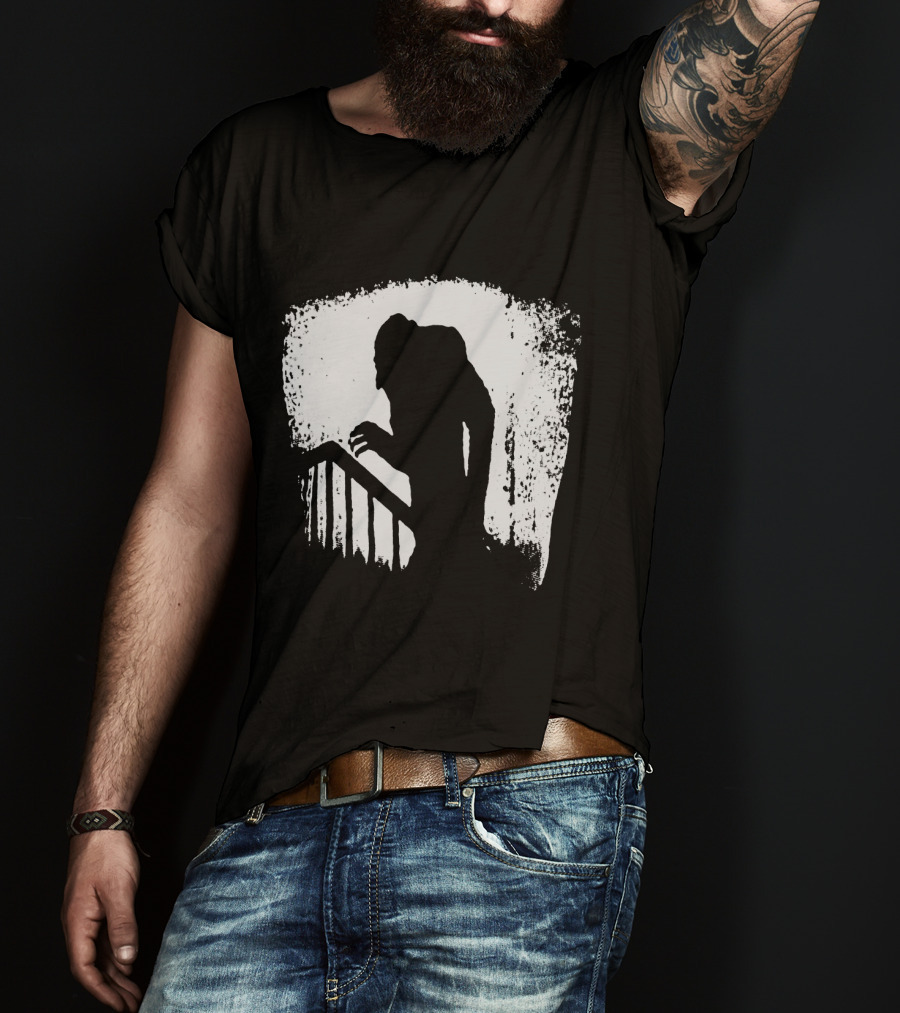 Nosferatu Vintage Horror Silhouette Icon Classic T-Shirt