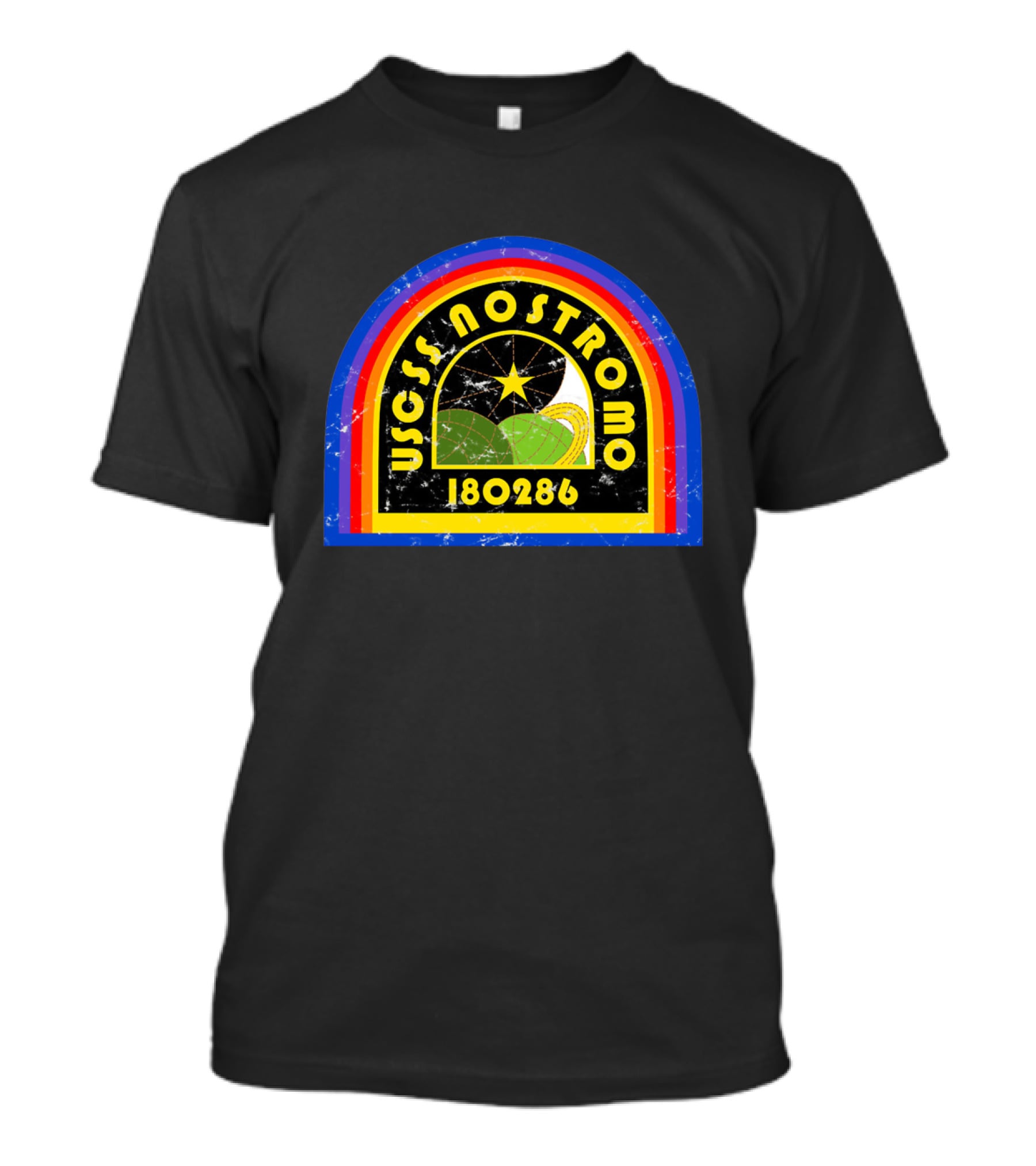 USCSS Nostromo 180286 Retro Space Emblem T-Shirt