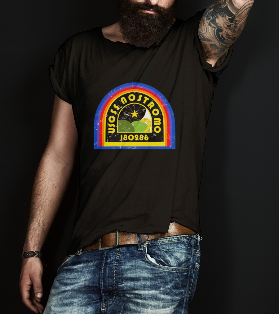 USCSS Nostromo 180286 Retro Space Emblem T-Shirt