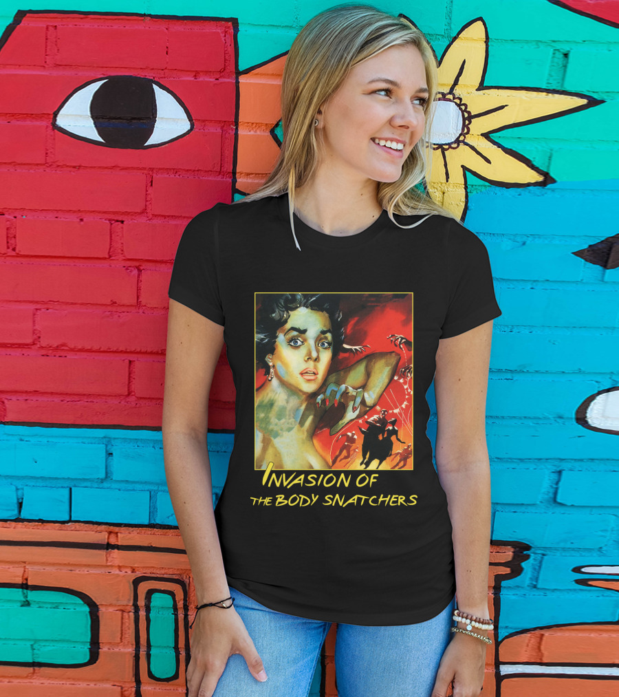 Invasion Of The Body Snatchers 1978 Classic Horror Movie Cover T-Shirt