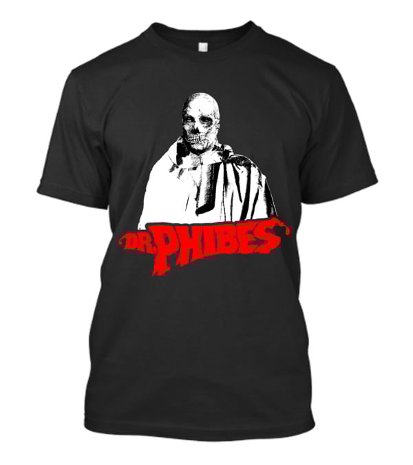 Dr. Phibes Skull Cloak T-Shirt