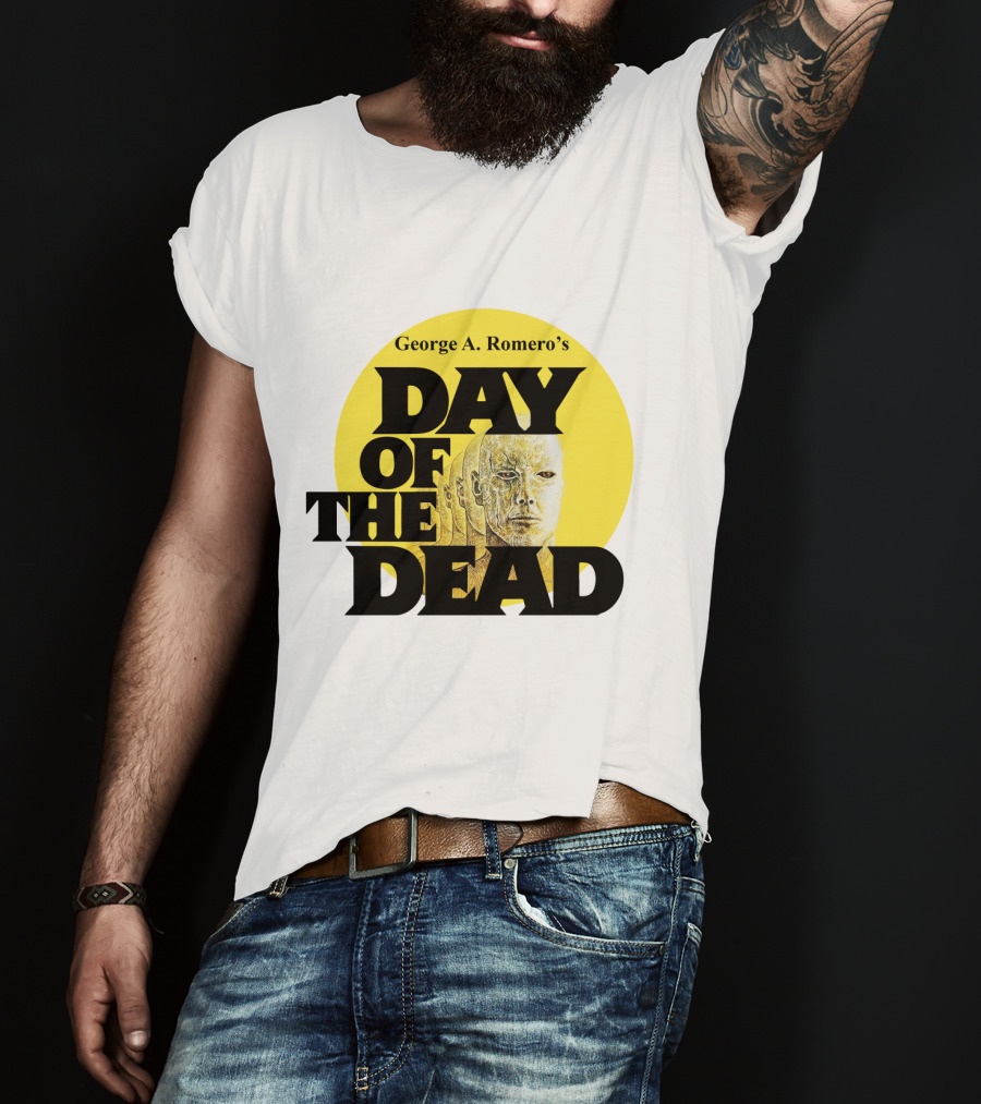 George A. Romero's Day Of The Dead Zombie Horror Movie T-Shirt