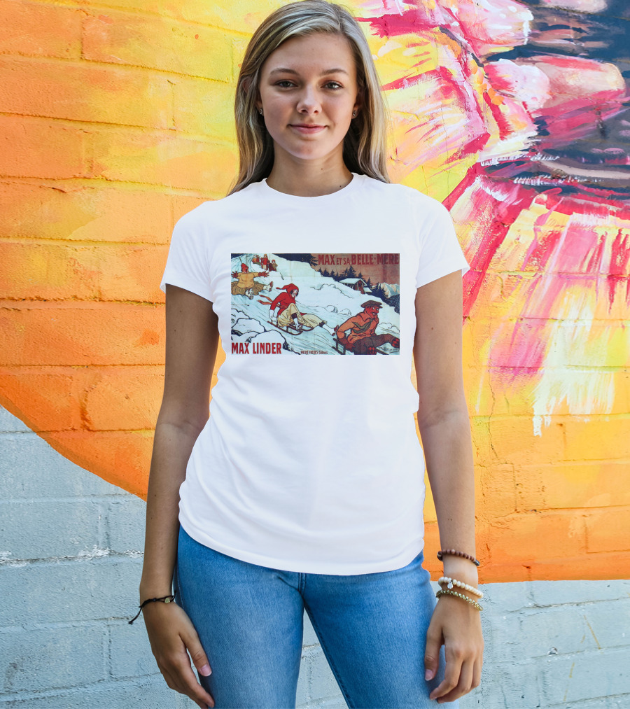 Max Et Sa Belle-Mère Max Linder Pathé Frères 1911 T-Shirt
