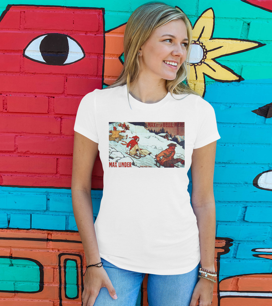Max Et Sa Belle-Mère Max Linder Pathé Frères 1911 T-Shirt