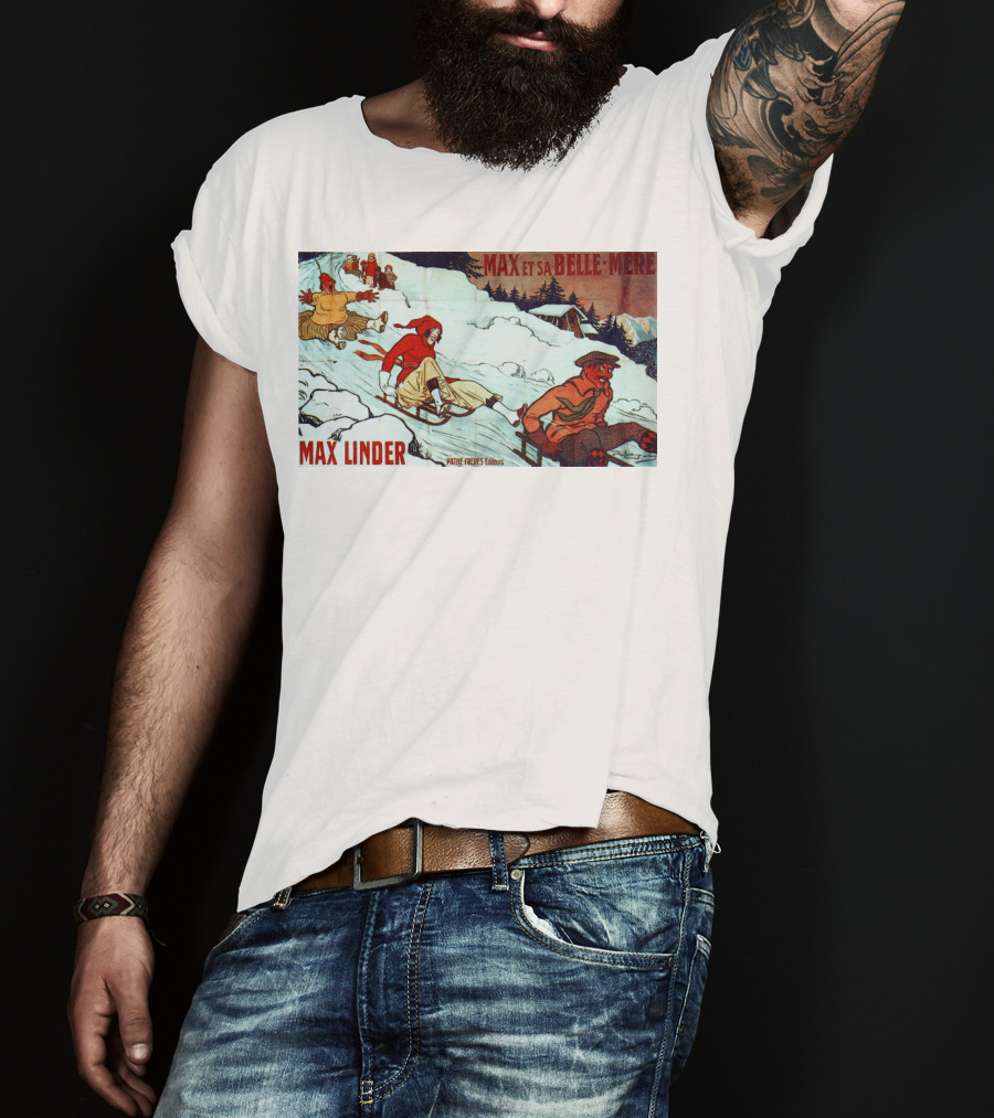 Max Et Sa Belle-Mère Max Linder Pathé Frères 1911 T-Shirt