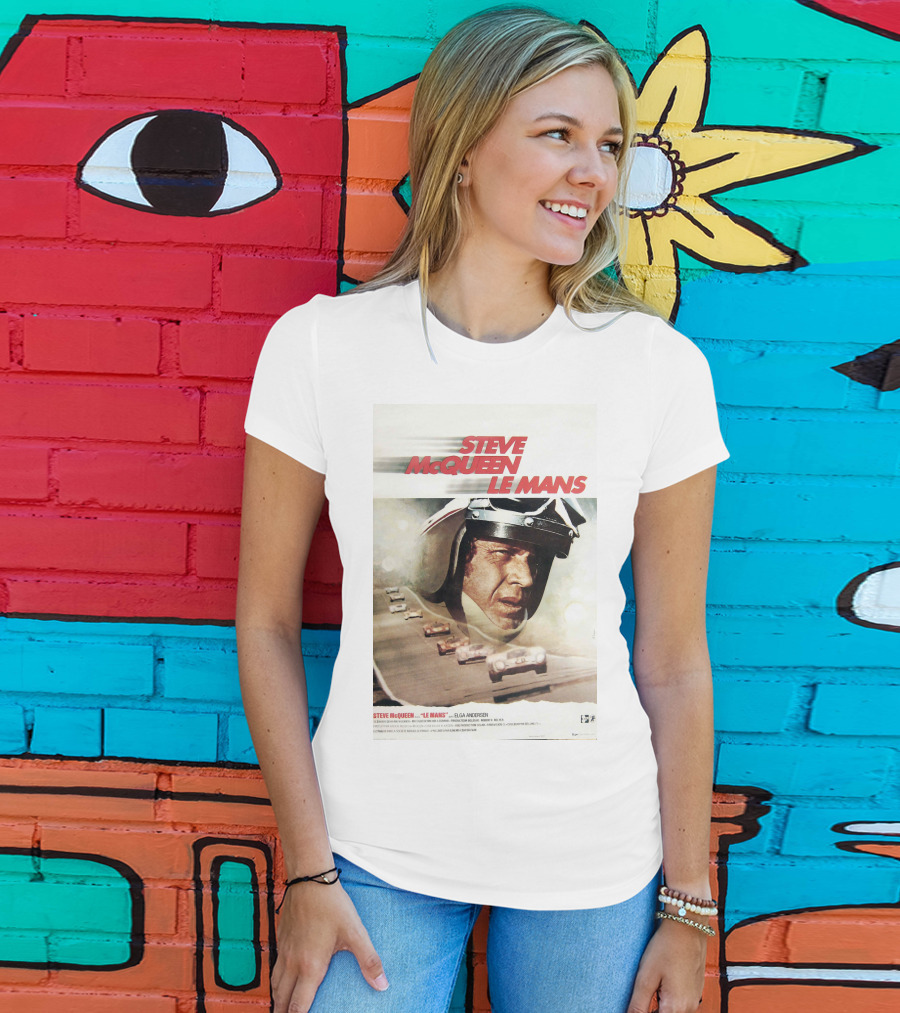 Steve McQueen Le Mans 1971 Racing Film T-Shirt