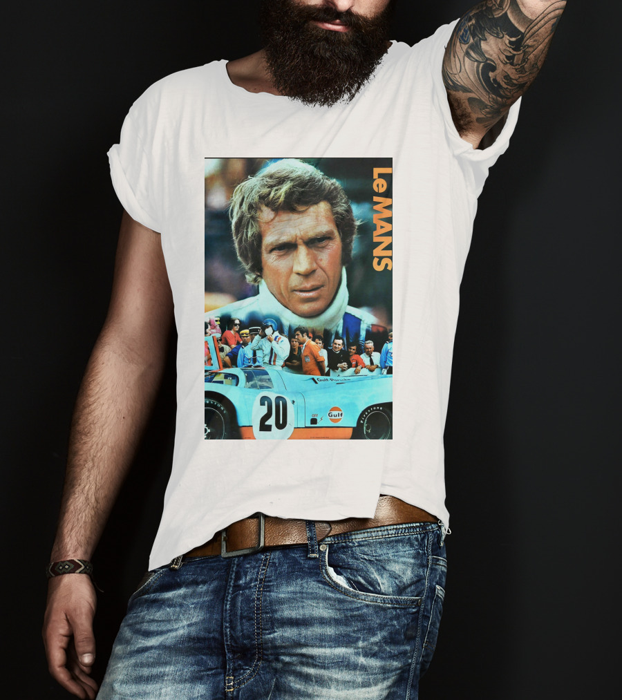 Le Mans 1971 Steve McQueen Gulf Racing 20 T-Shirt