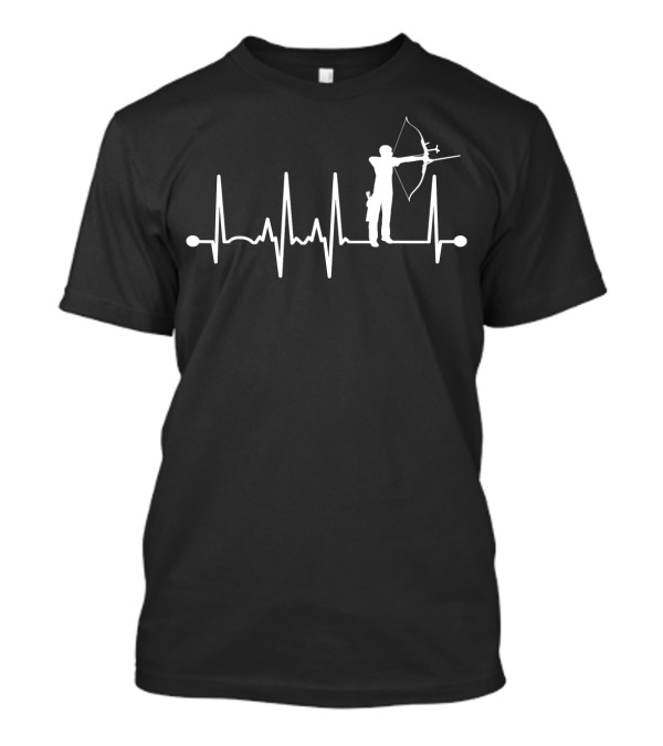 Archery Heartbeat Bow Hunter Funny For Bo T-Shirt