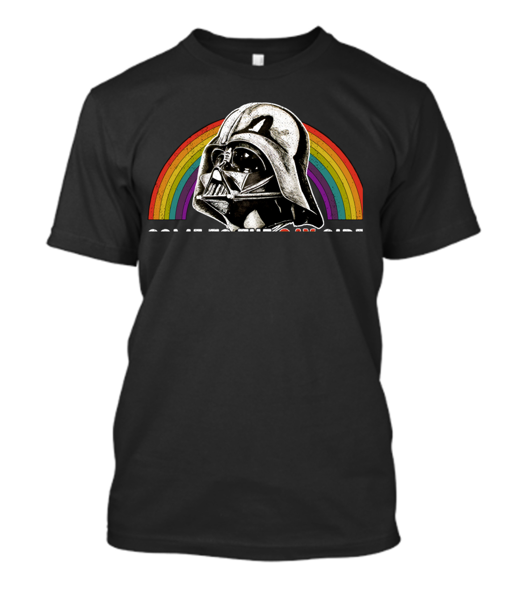 Come To The Gay Side We Have Rainbows Darth Vader Rainbow T-Shirt