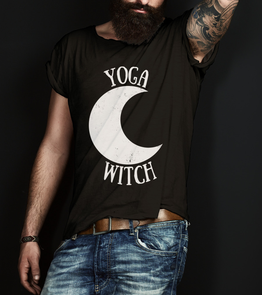 Yoga Witch Crescent Moon T-Shirt
