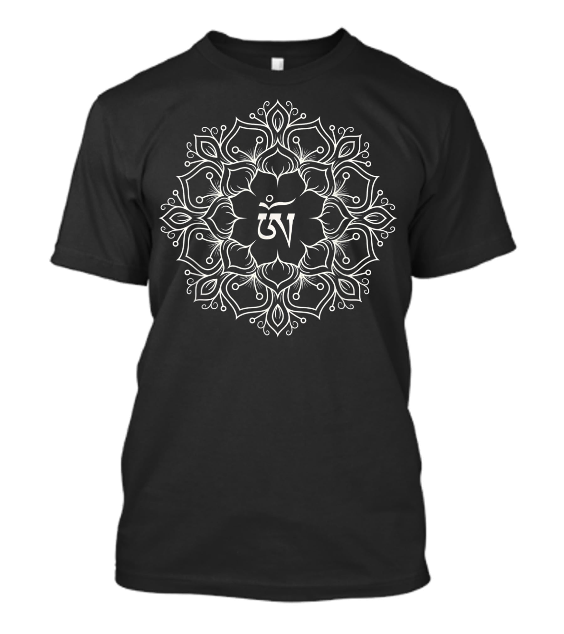 Beautiful Flower Mandala Chakra Om EJ T-Shirt