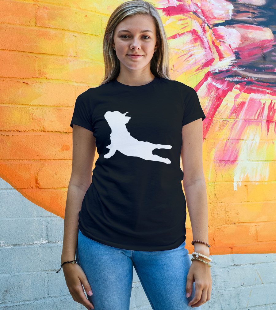 French Bulldog Yoga Pose T-Shirt