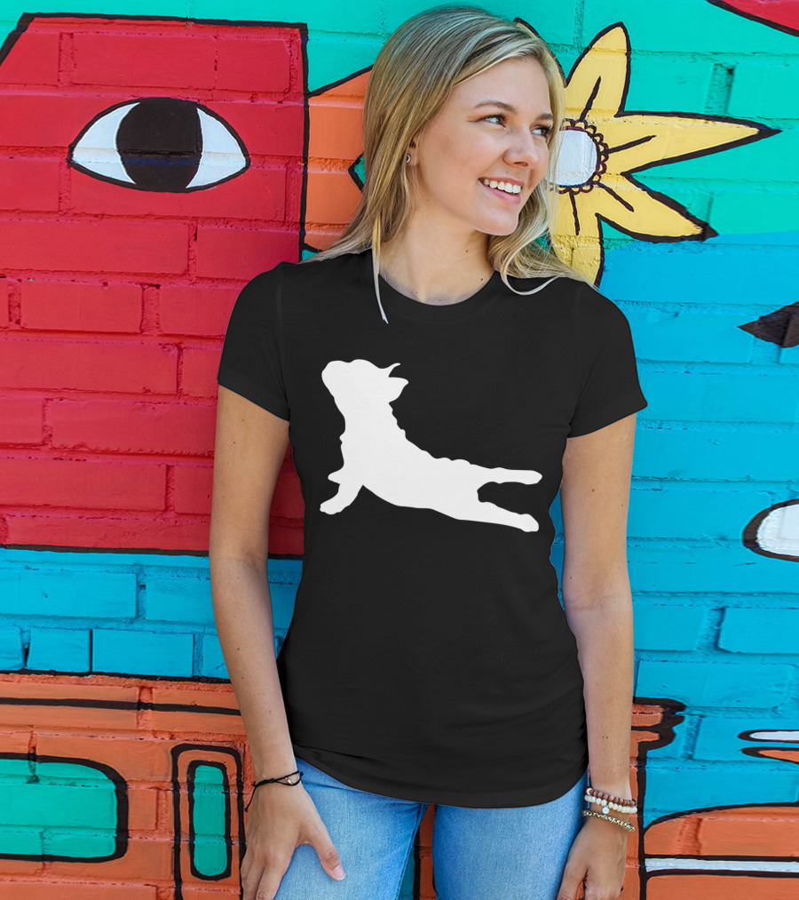 French Bulldog Yoga Pose T-Shirt