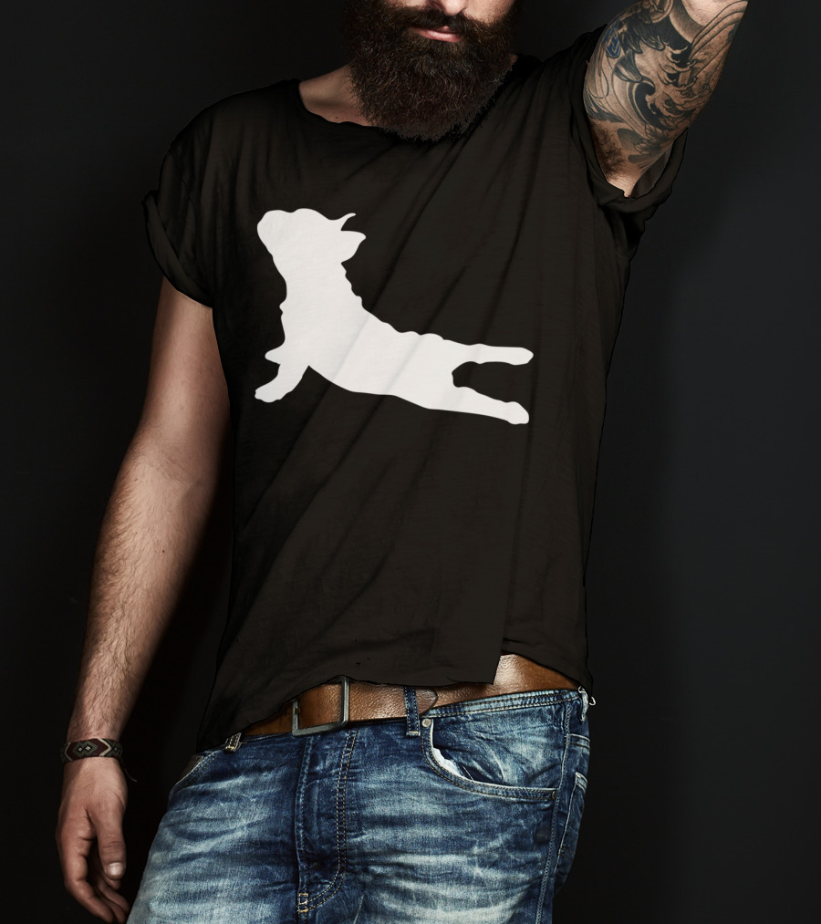 French Bulldog Yoga Pose T-Shirt