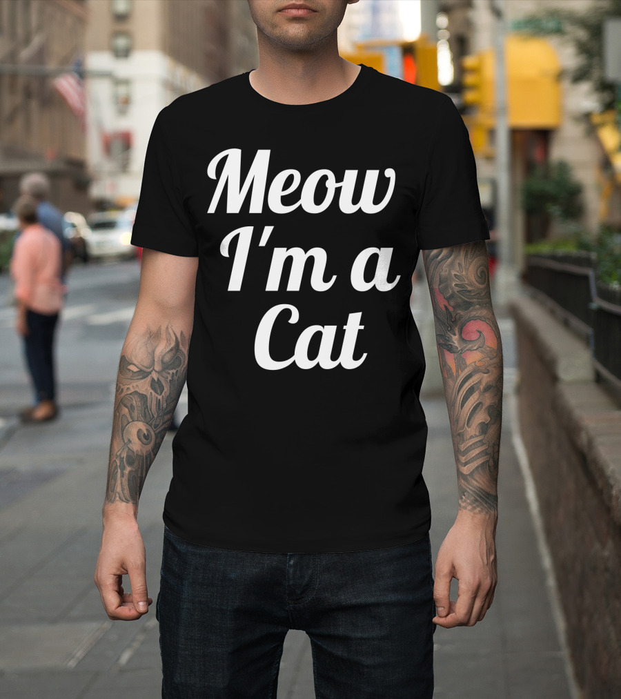 Meow I'm a Cat Funny Meow Cat T-Shirt
