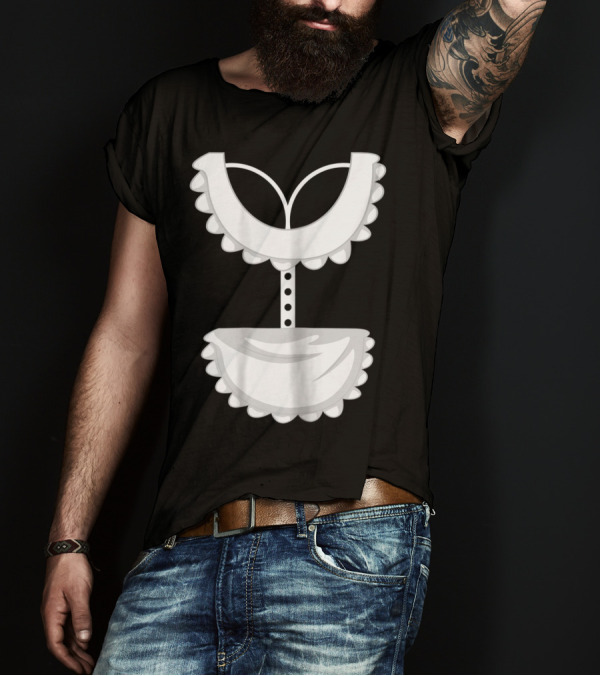 French Maid Apron Costume T-Shirt