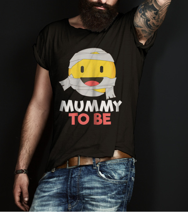 Halloween Mummy Emoji Mummy To Be T-Shirt