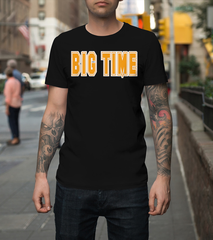 Big Time Orange Bold Lettering Classic T-Shirt