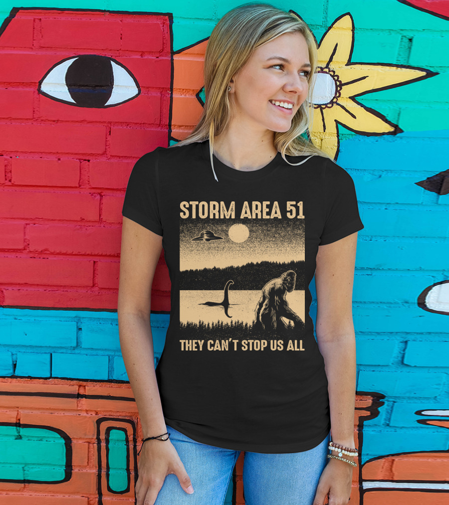 Storm Area 51 They Can't Stop US All T-Shirt