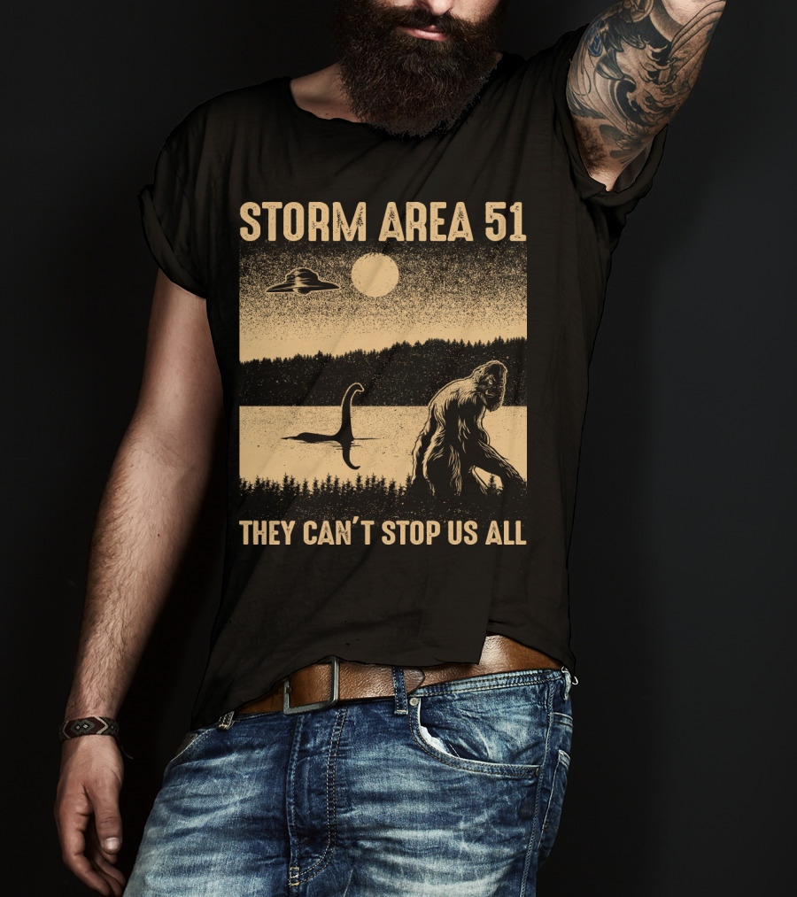 Storm Area 51 They Can't Stop US All T-Shirt