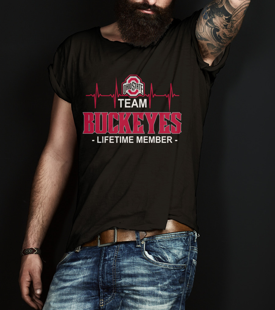 Ohio State Team Buckeyes Lifetime Member T-Shirt