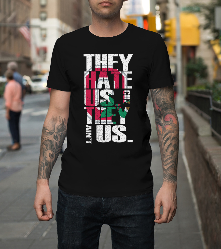 They Hate Us Cause They Aint Us Ohio State Buckeyes T-Shirt