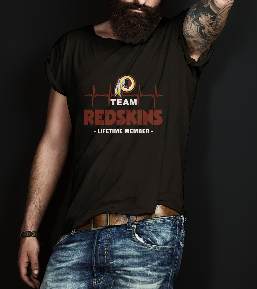 Team Redskins Lifetime Member T-Shirt