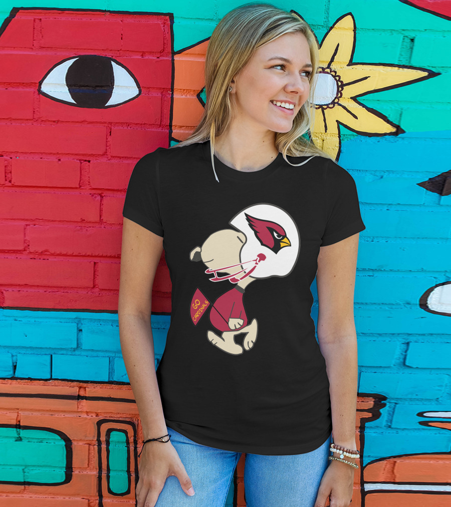 Go Cardinals Fans Helmet T-Shirt