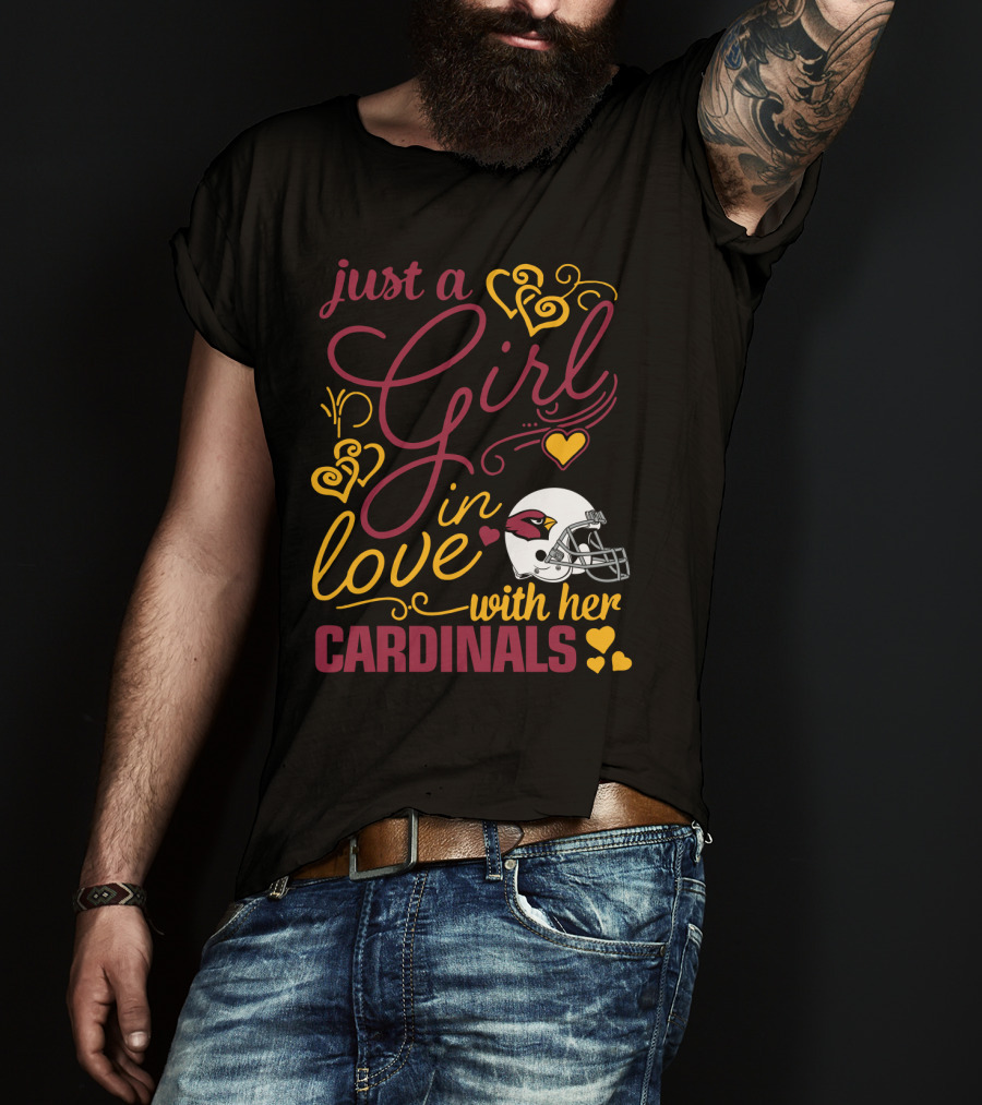 Just A Girl In Love With Her Cardinals T-Shirt