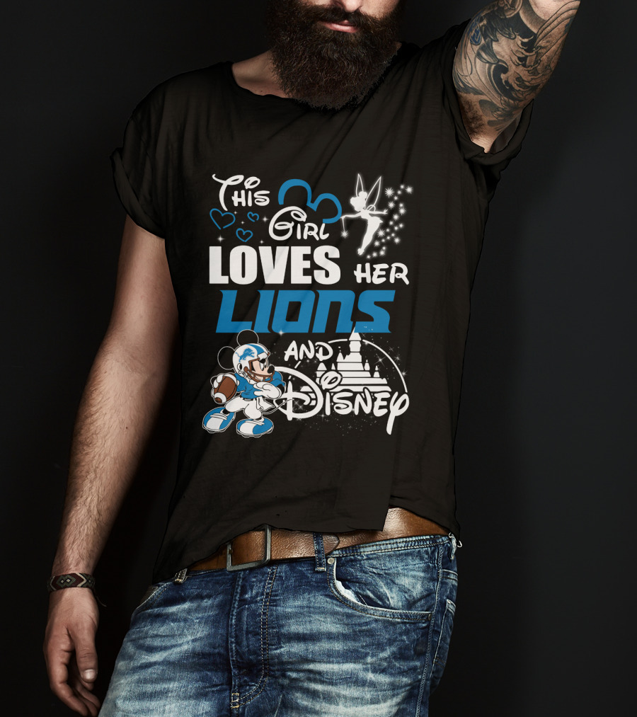This Girl Loves Her Lions And Disney T-Shirt