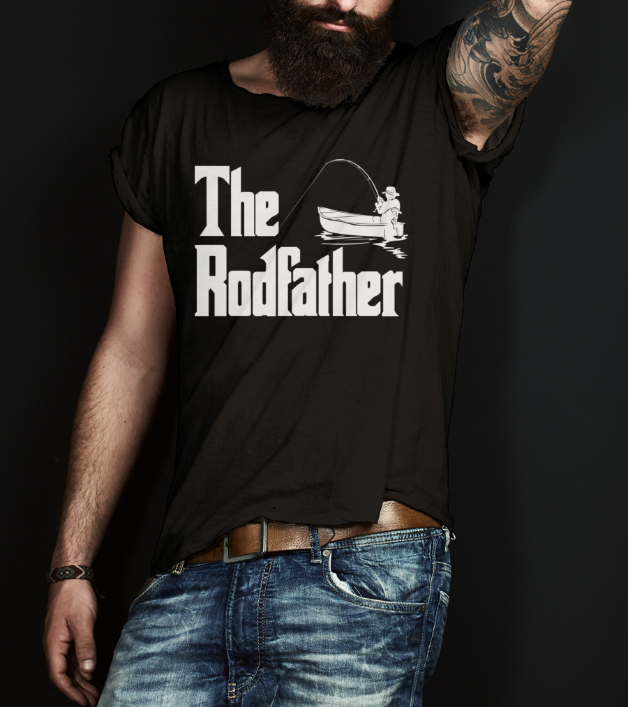 The Rodfather Funny Fishing Saying Fish Humor T-Shirt
