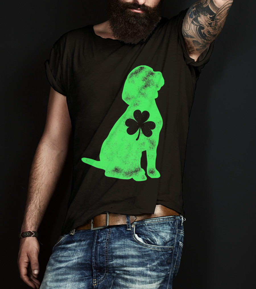 Beagle St Patricks Day Shamrock T-Shirt